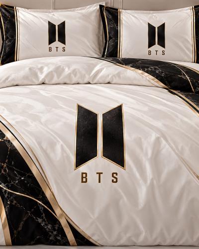 BTS-inspired duvet cover and pillowcase bedding sets